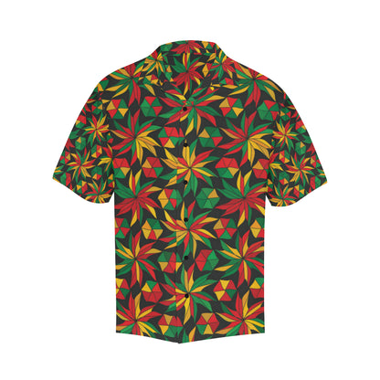Rastafarian Pattern Print Design A03 Men's Hawaiian Shirt