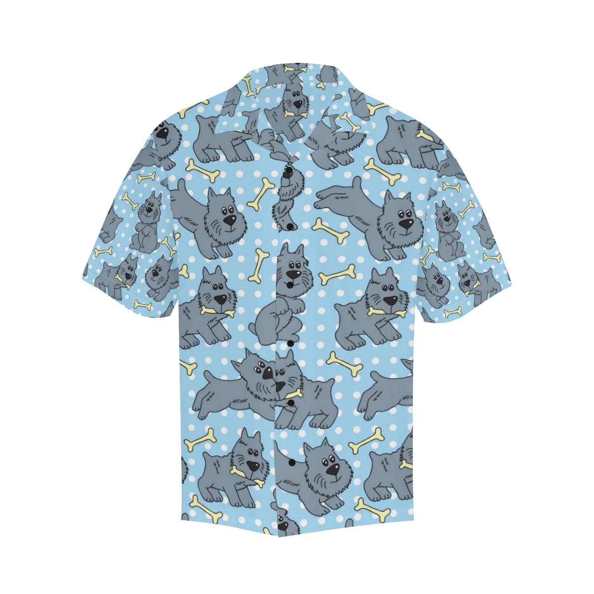 Schnauzers Pattern Print Design A02 Men's Hawaiian Shirt