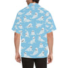 Sea Lion Cute Pattern Print Design 03 Men's Hawaiian Shirt