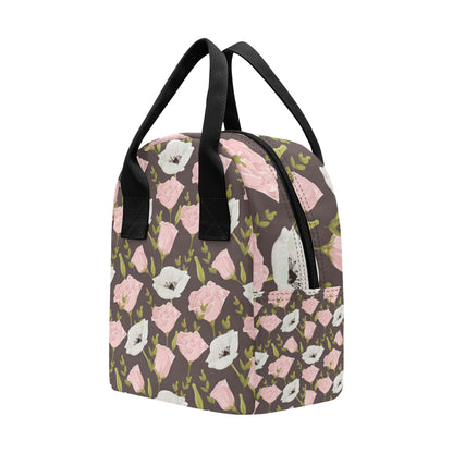 Anemone Pattern Print Design AM011 Insulated Lunch Bag