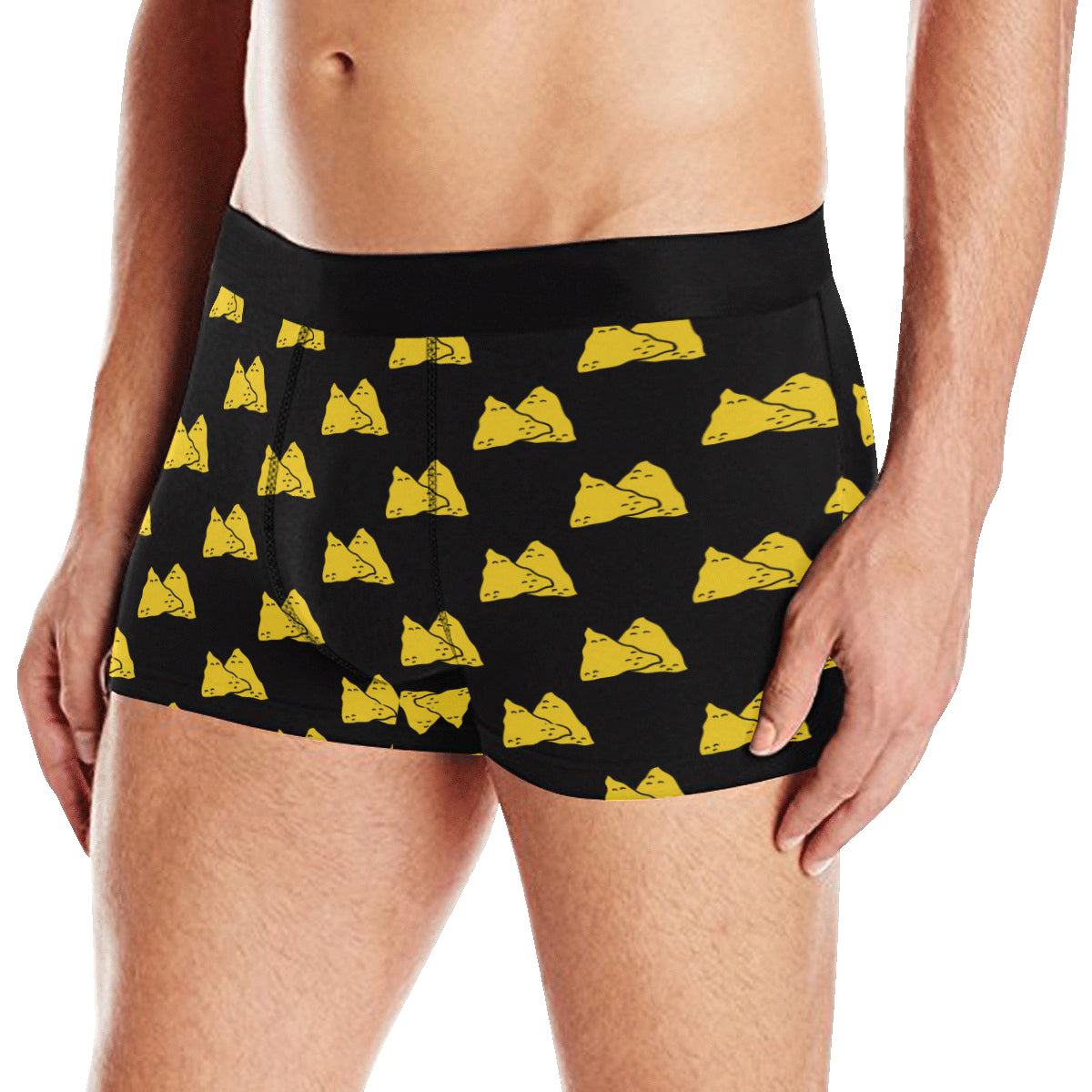 Nachos Pattern Print Design A02 Men's Boxer Briefs