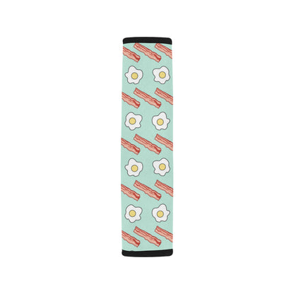 Bacon Sausage Pattern Print Design 01 Car Seat Belt Cover