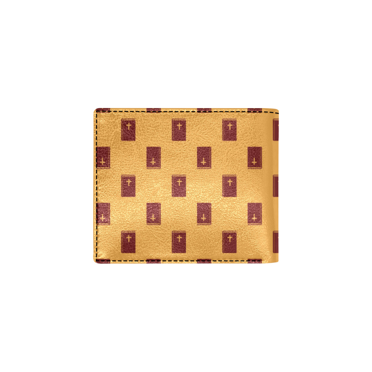 Bible Pattern Print Design 05 Men's ID Card Wallet