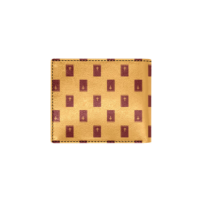 Bible Pattern Print Design 05 Men's ID Card Wallet