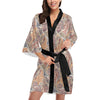 Boho Pattern Print Design 03 Women's Short Kimono