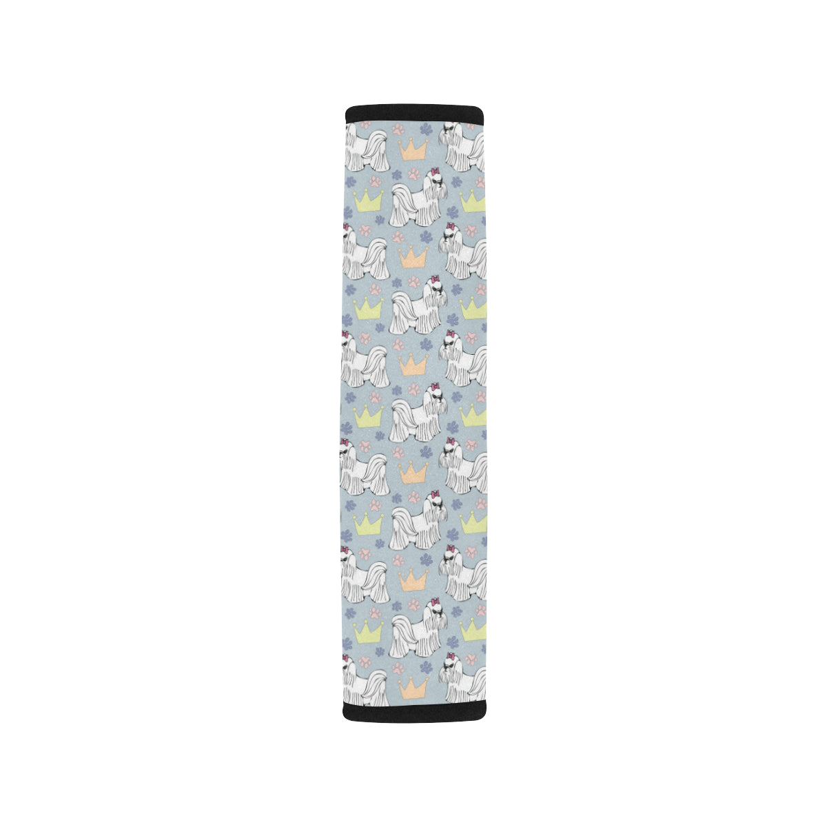 Maltese Pattern Print Design 04 Car Seat Belt Cover