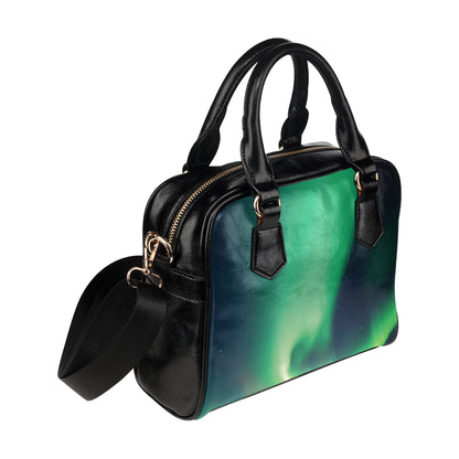 Aurora Borealis Pattern Print Design 04 Shoulder Handbag
