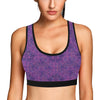 Bohemian Lotus Mandala Style Sports Bra