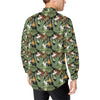 Bird Of Paradise Pattern Print Design 02 Men's Long Sleeve Shirt