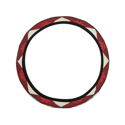 Tribal Aztec Indians native american Steering Wheel Cover with Elastic Edge