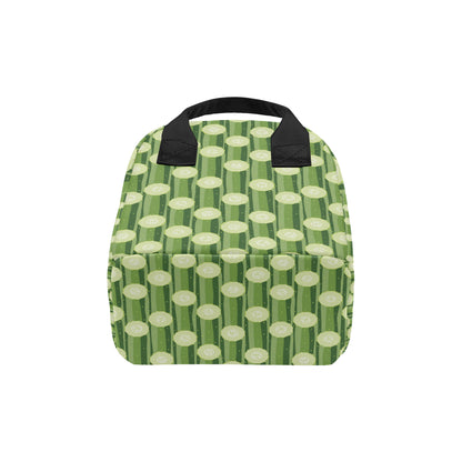 Cucumber Pattern Print Design CC03 Insulated Lunch Bag