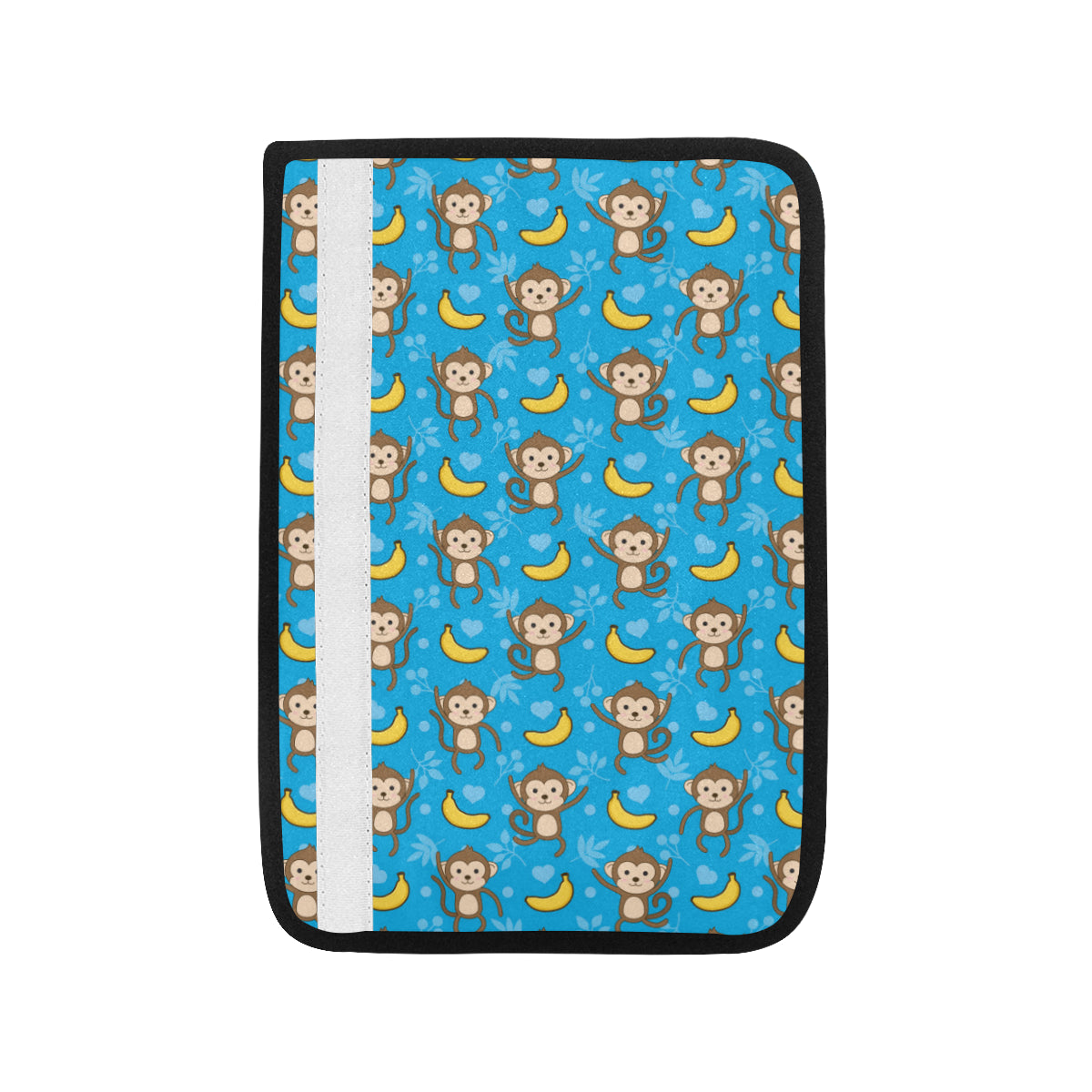 Monkey Pattern Print Design 05 Car Seat Belt Cover