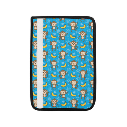 Monkey Pattern Print Design 05 Car Seat Belt Cover