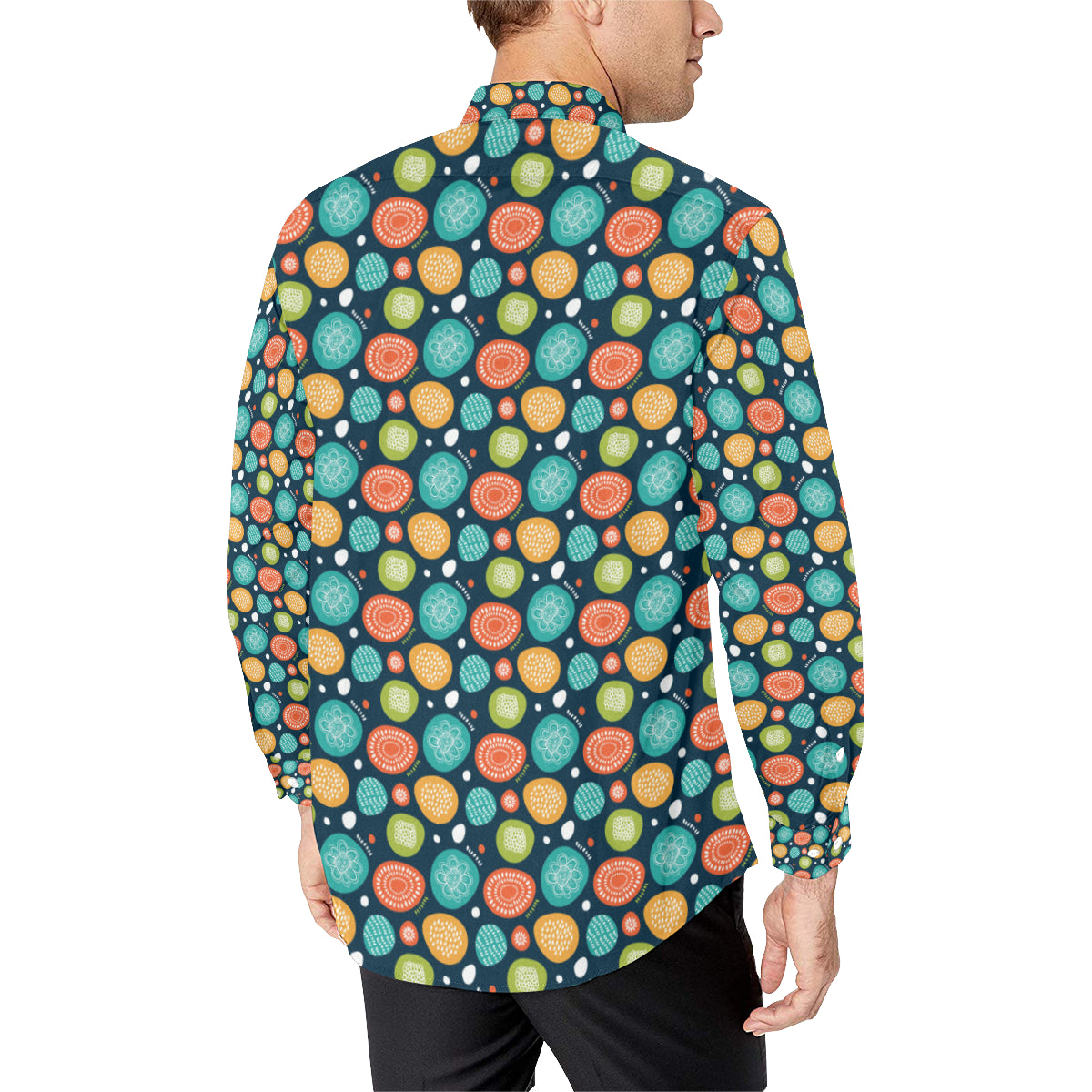 Swedish Themed Design Men's Long Sleeve Shirt