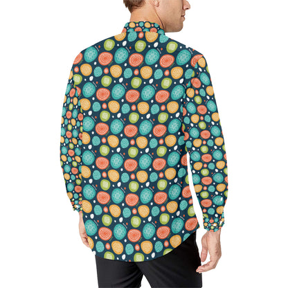 Swedish Themed Design Men's Long Sleeve Shirt