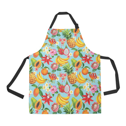 Tropical Fruits Pattern Print Design TF01 Apron with Pocket