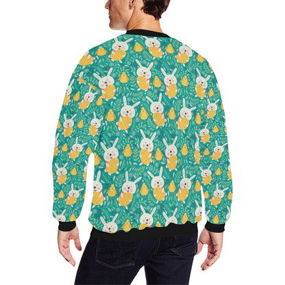 Easter Eggs Pattern Print Design RB02 Men Long Sleeve Sweatshirt