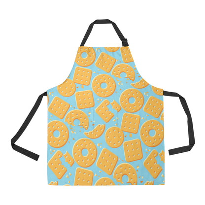 Cracker Pattern Print Design 02 Apron with Pocket