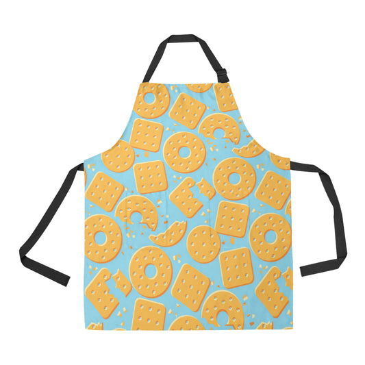 Cracker Pattern Print Design 02 Apron with Pocket