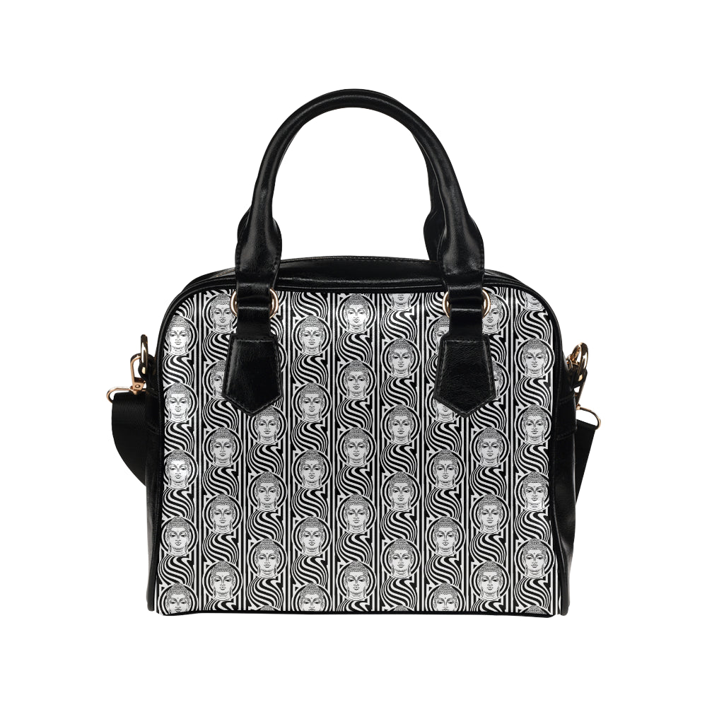 Buddha Pattern Print Design 05 Shoulder Handbag