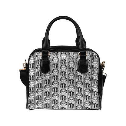 Buddha Pattern Print Design 05 Shoulder Handbag