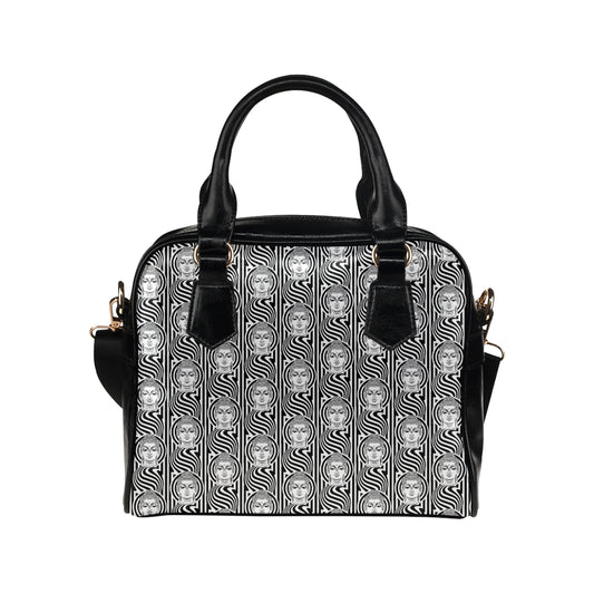Buddha Pattern Print Design 05 Shoulder Handbag