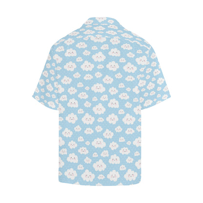 Cloud  Pattern Print Design 02 Men's Hawaiian Shirt
