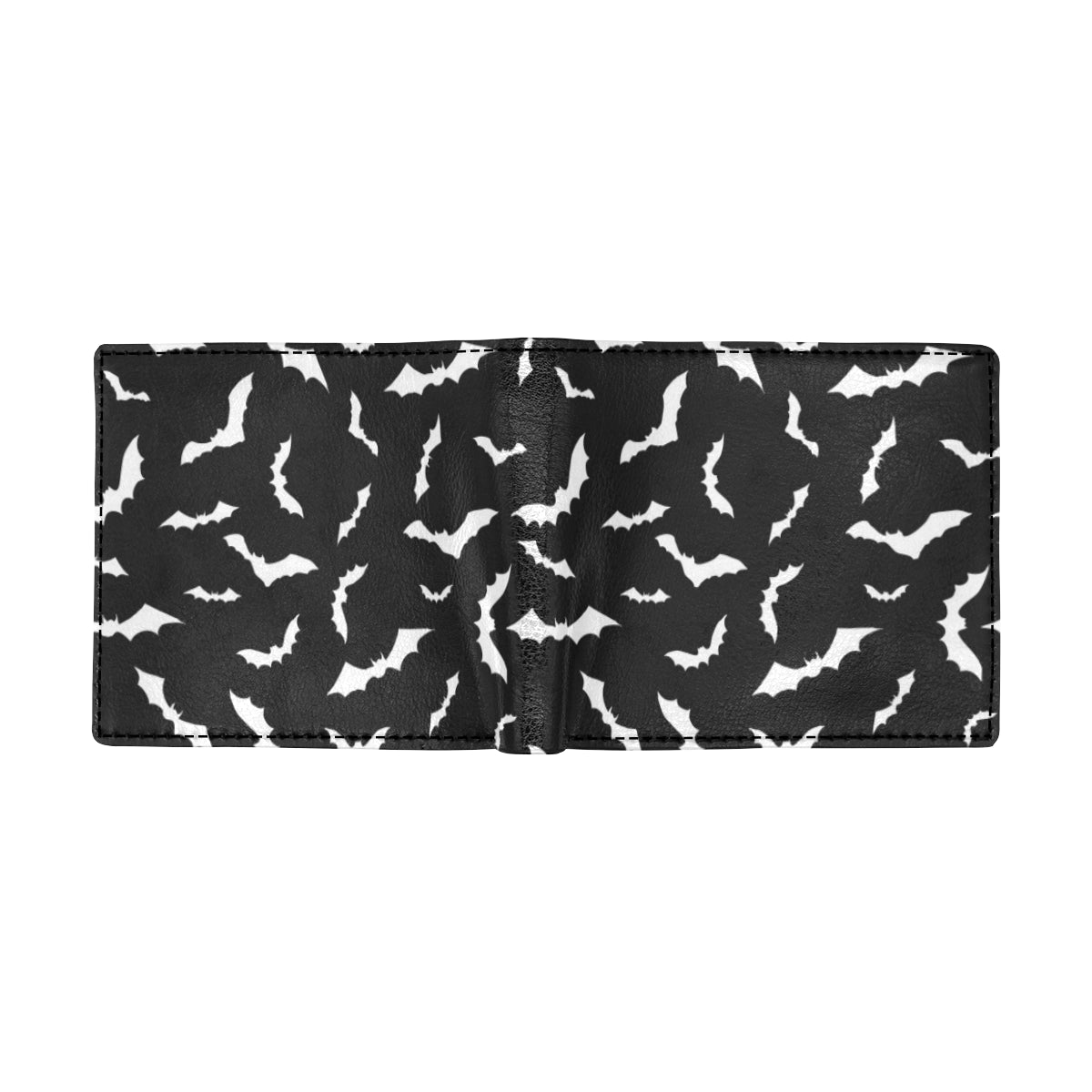 Bat Pattern Print Design 05 Men's ID Card Wallet