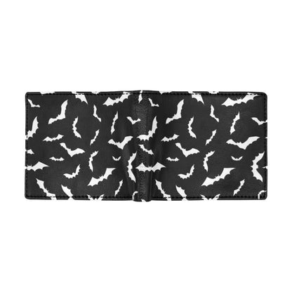 Bat Pattern Print Design 05 Men's ID Card Wallet