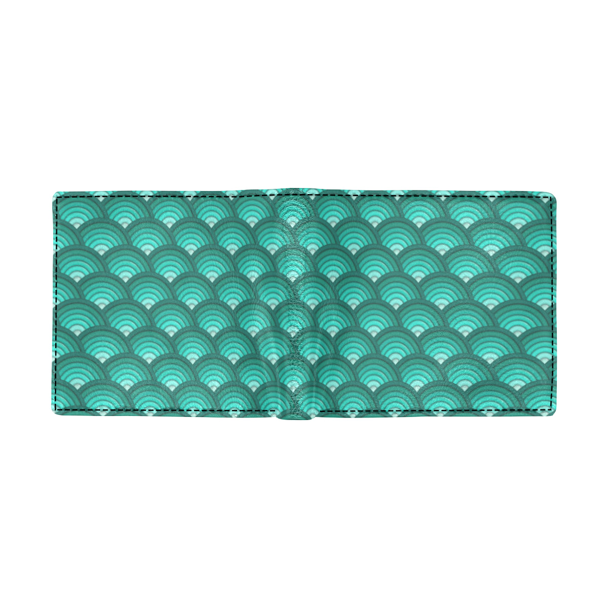 Scales Pattern Print Design 01 Men's ID Card Wallet