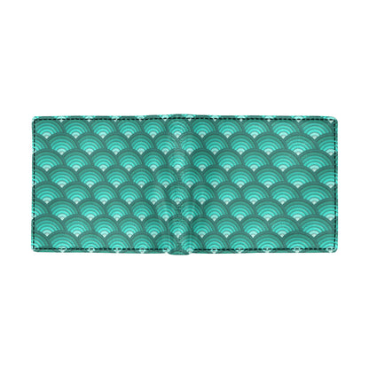 Scales Pattern Print Design 01 Men's ID Card Wallet