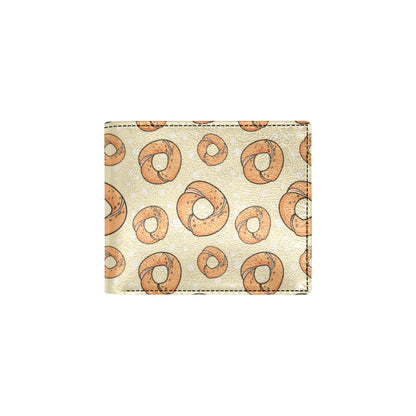 Bagel Pattern Print Design 03 Men's ID Card Wallet