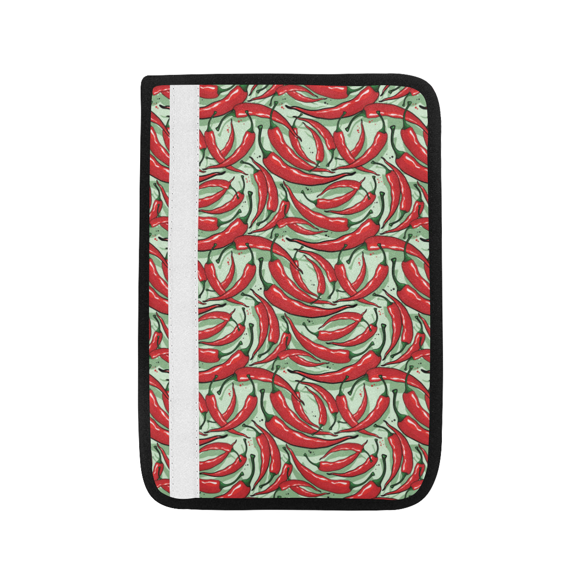 Chilli Pepper Pattern Print Design 04 Car Seat Belt Cover