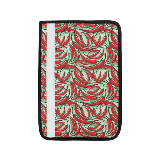 Chilli Pepper Pattern Print Design 04 Car Seat Belt Cover