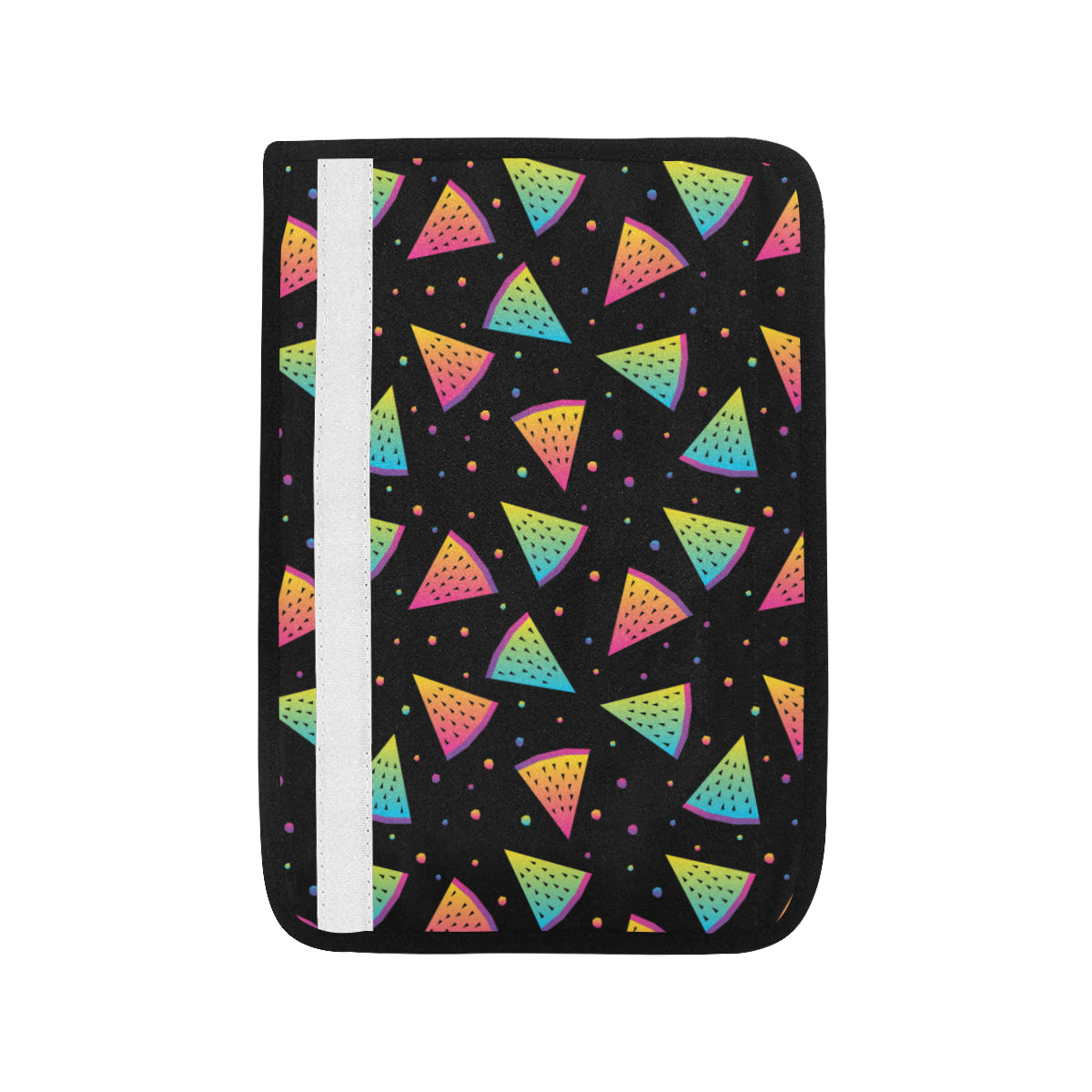 Rainbow Watermelon Pattern Print Design A04 Car Seat Belt Cover
