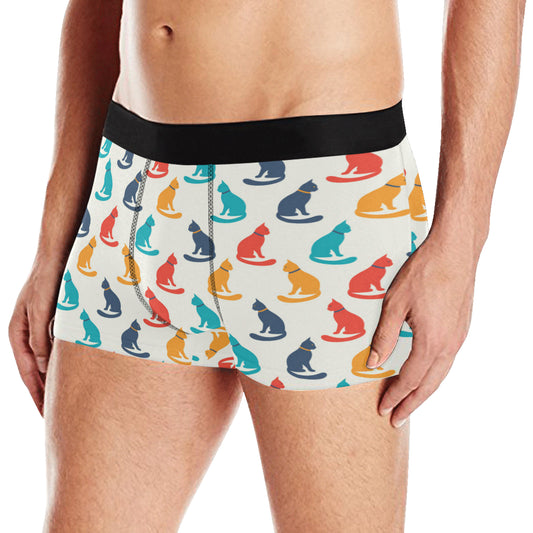 Cat Pattern Print Design 03 Men's Boxer Briefs