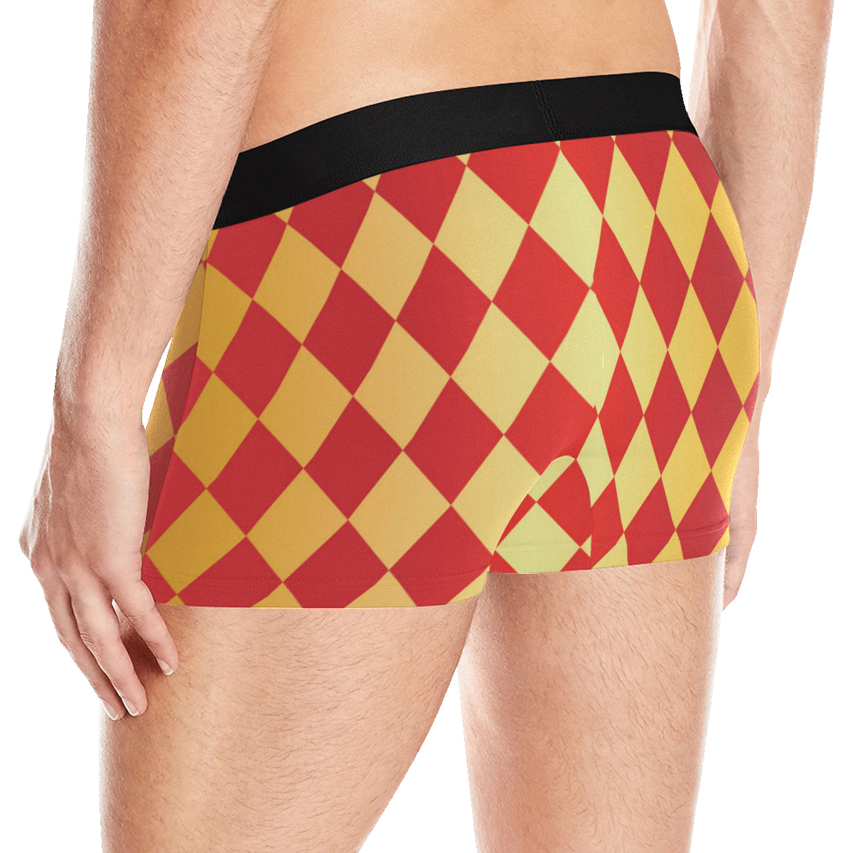 Harlequin Pattern Print Design 03 Men's Boxer Briefs