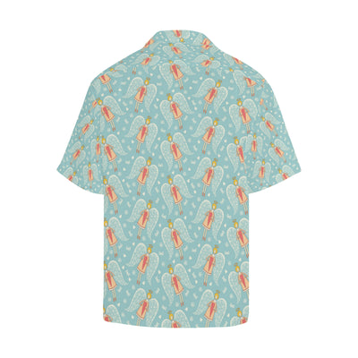 Angel Pattern Print Design 01 Men's Hawaiian Shirt