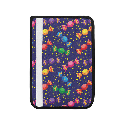 Candy Pattern Print Design CA06 Car Seat Belt Cover