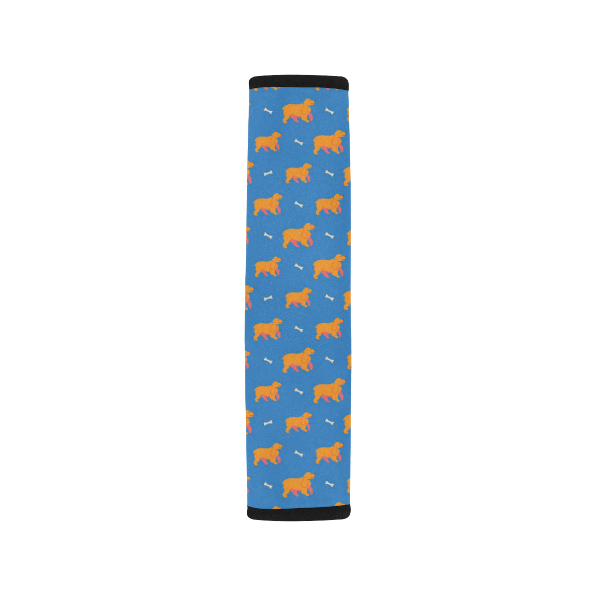Cocker Pattern Print Design 04 Car Seat Belt Cover