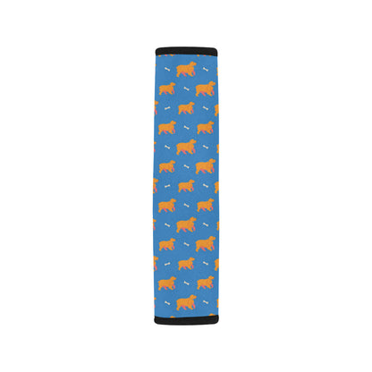 Cocker Pattern Print Design 04 Car Seat Belt Cover