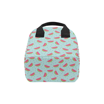 Watermelon Pattern Print Design WM06 Insulated Lunch Bag