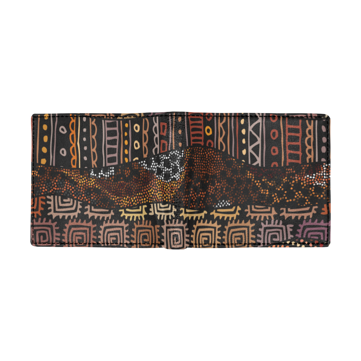 African Pattern Print Design 07 Men's ID Card Wallet