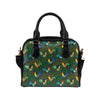 Rooster Pattern Print Design A01 Shoulder Handbag