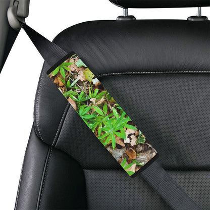 Camouflage Realistic Tree Fresh Print Car Seat Belt Cover