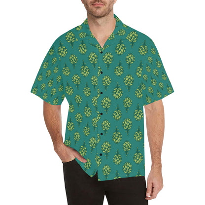 Artichoke Pattern Print Design 04 Men's Hawaiian Shirt