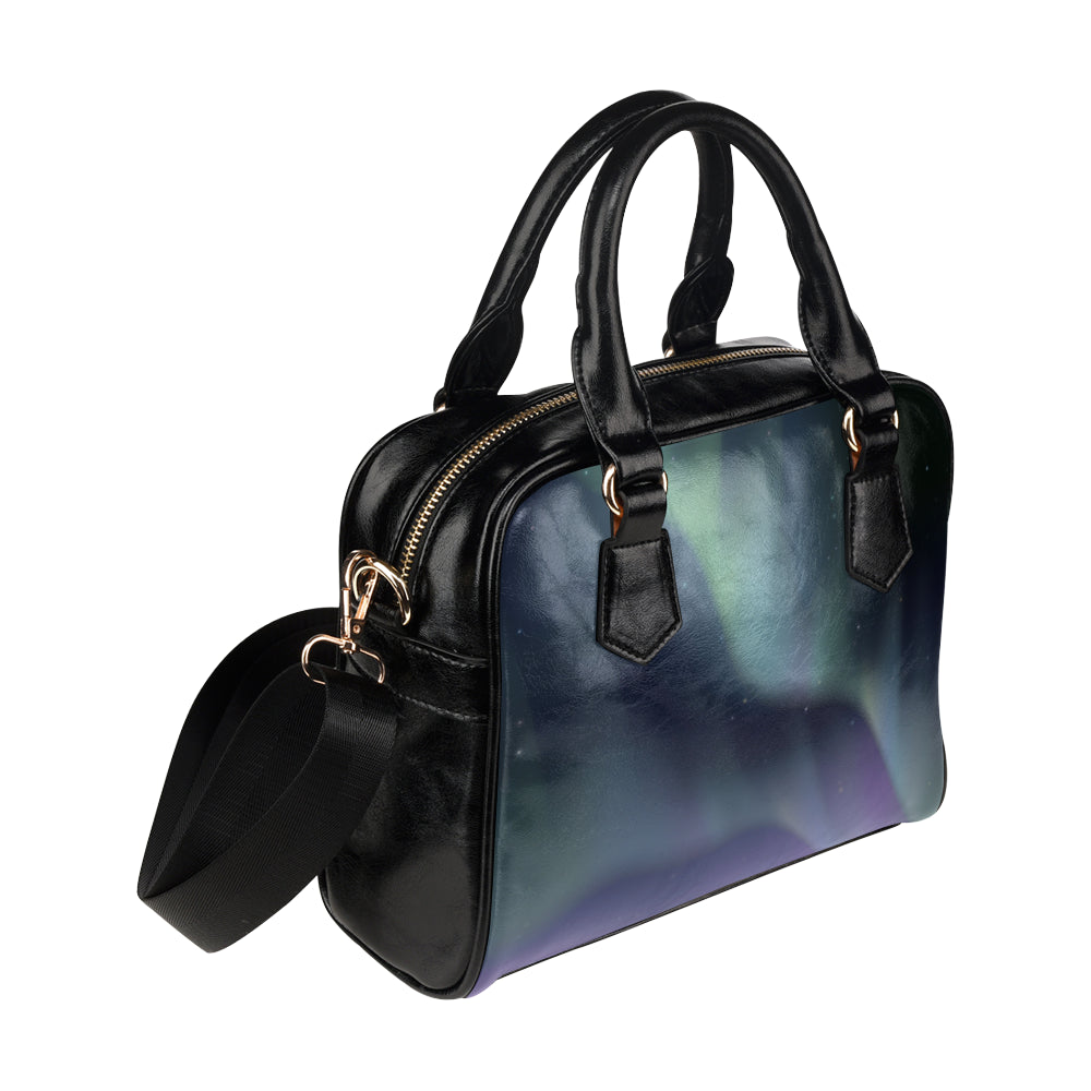 Aurora Borealis Pattern Print Design 01 Shoulder Handbag