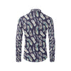 Feather Vintage Boho Design Print Men's Long Sleeve Shirt