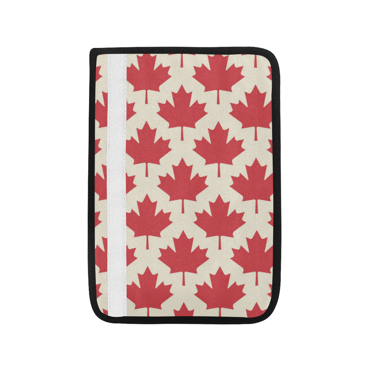 Maple Leaf Pattern Print Design 03 Car Seat Belt Cover