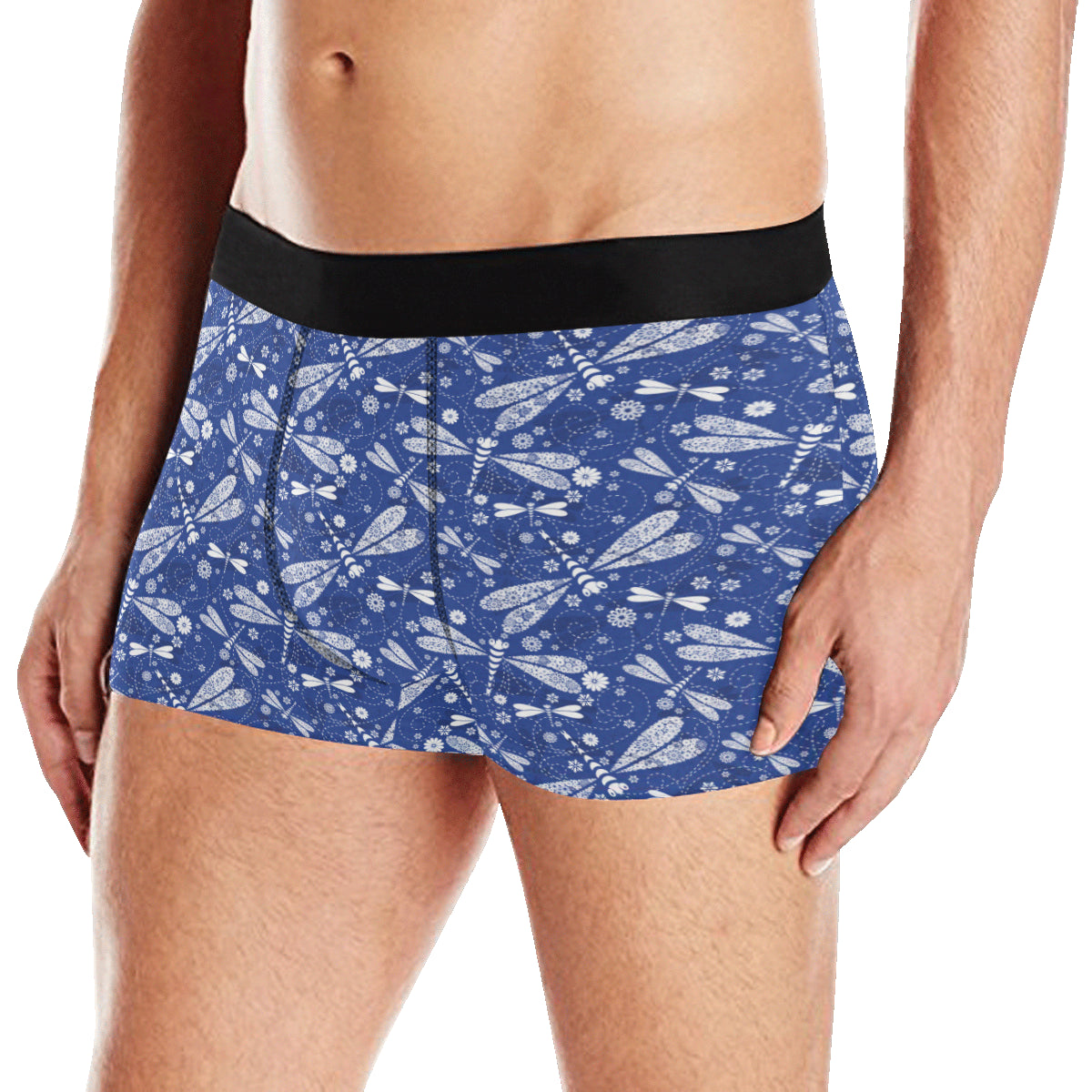 Dragonfly Pattern Print Design 03 Men's Boxer Briefs